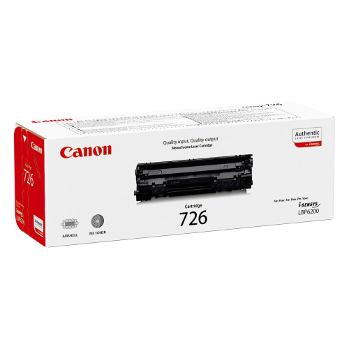 CANON 726 TONER NERO PER LBP6200D 2.100PG (3483B002)